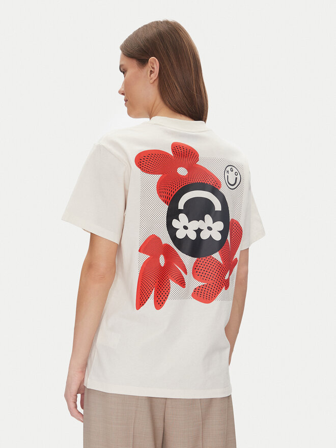 HUGO HUGO T-Shirt Vintage Tee_B_3 50533958 Weiß Relaxed Fit