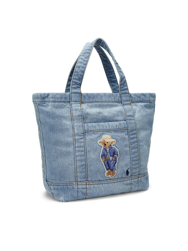 Polo Ralph Lauren Τσάντα Polo Ralph Lauren Bear-patch 428960636001 Μπλε