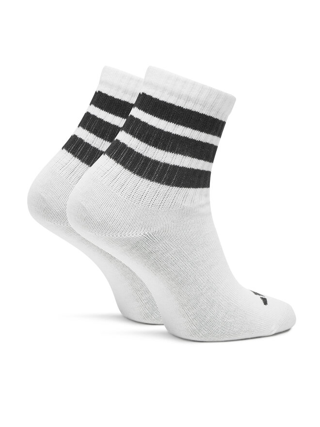 adidas Súprava 3 párov vysokých detských ponožiek adidas Lk Rib 3Pp So JD1349 Biela