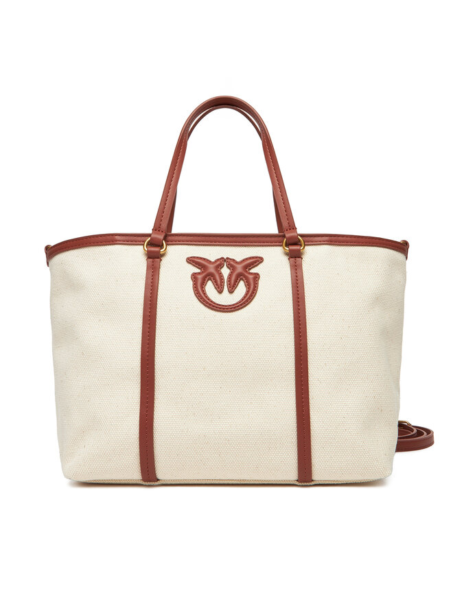 PINKO Torebka PINKO Miranda Shopper Classic PE 25 PLTT 104714 A2G2 Beżowy