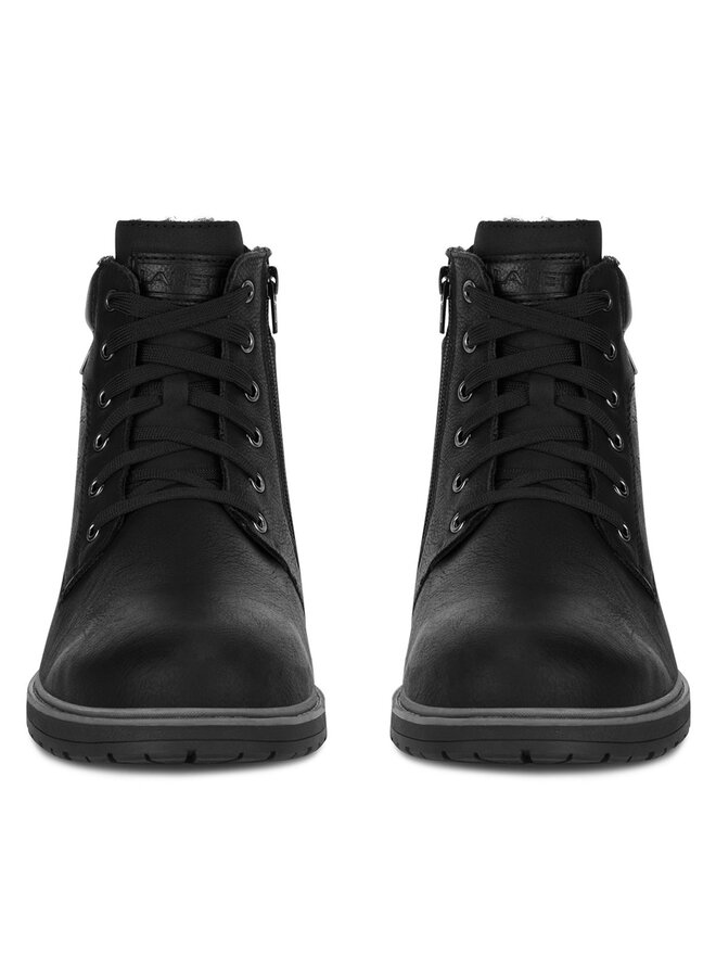 Lanetti Schnürschuhe Lanetti MBS-6997-05 Schwarz