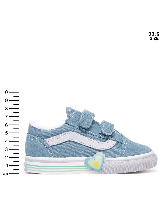 Vans Zapatillas de tenis Vans Old Skool V Heart VN000D4SCFL1 Azul