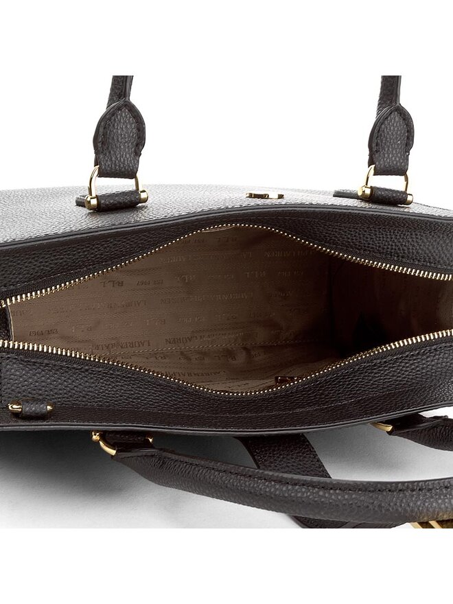 Rankin Lauren Ralph Lauren Brigitte II Satchel N91 XZDTO XYDTO XWDU7 Juoda eavalyne.lt