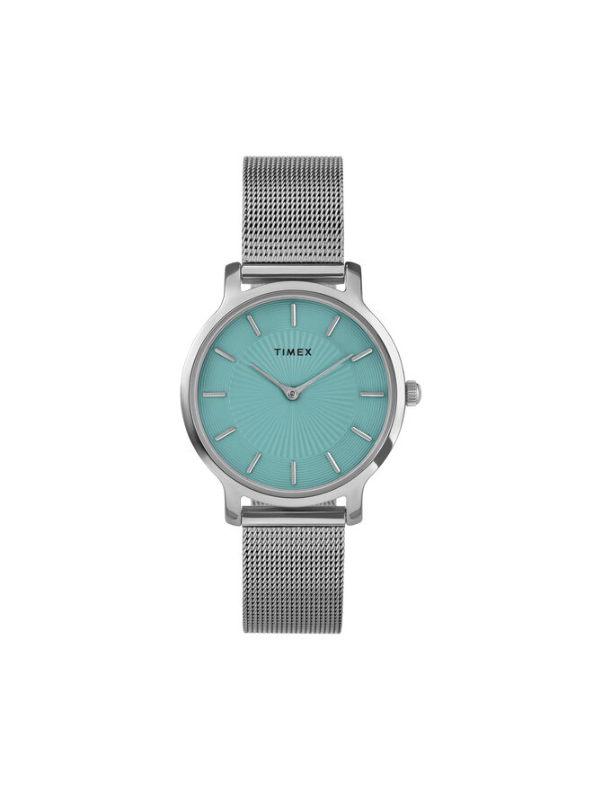 Timex Ρολόι Timex Transcend TW2Y10100 Ασημί