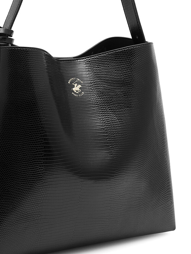 Beverly Hills Polo Club Сак Beverly Hills Polo Club BHPC-W-05-A23 Черен