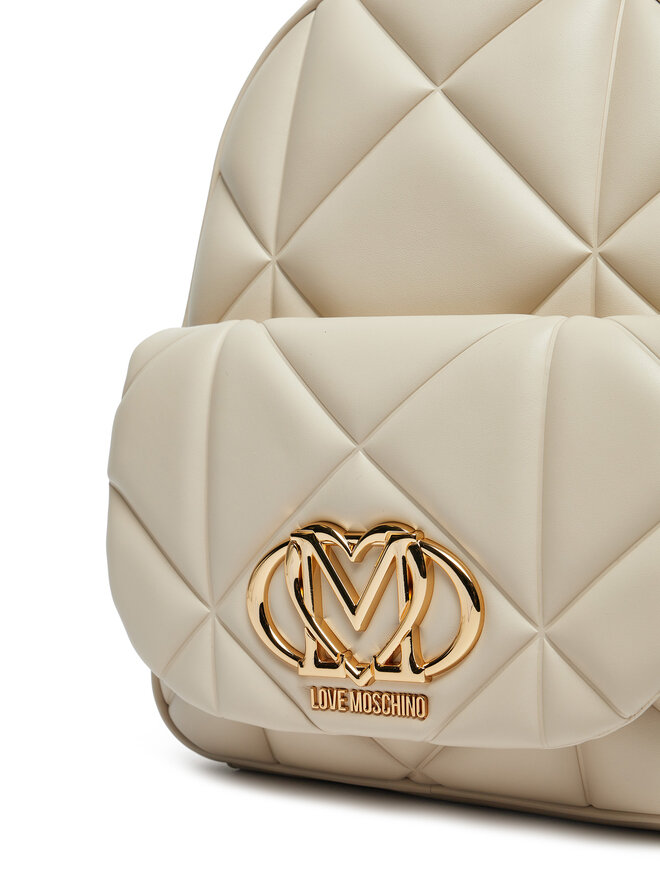 LOVE MOSCHINO Plecak LOVE MOSCHINO JC4037PP1MLC0110 Écru