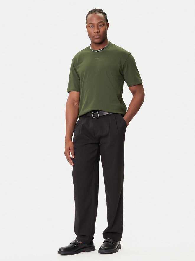 HUGO HUGO Camiseta Dapolino 50488330 Verde Relaxed Fit