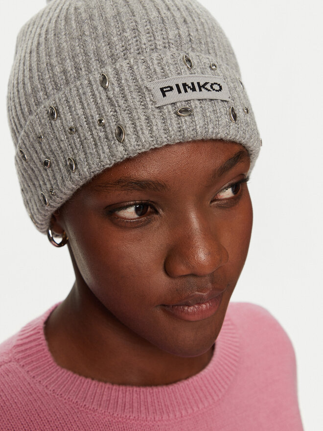 PINKO Σκούφος Pinko Serengeti Cuffia 104326 A27A I17 Γκρι