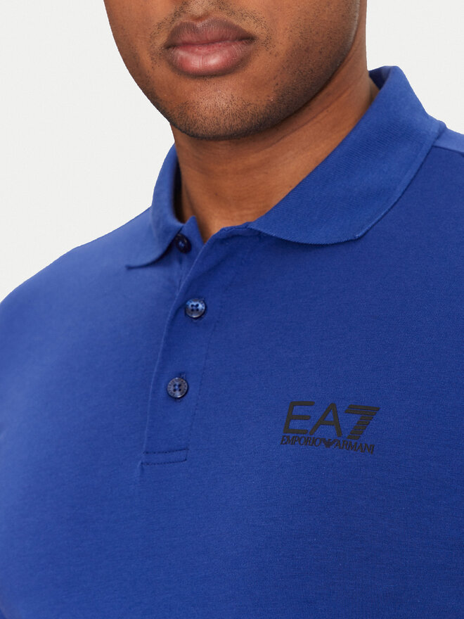EA7 Emporio Armani EA7 Emporio Armani Pólóing 8NPF14 PJVQZ UA031 Kék Regular Fit