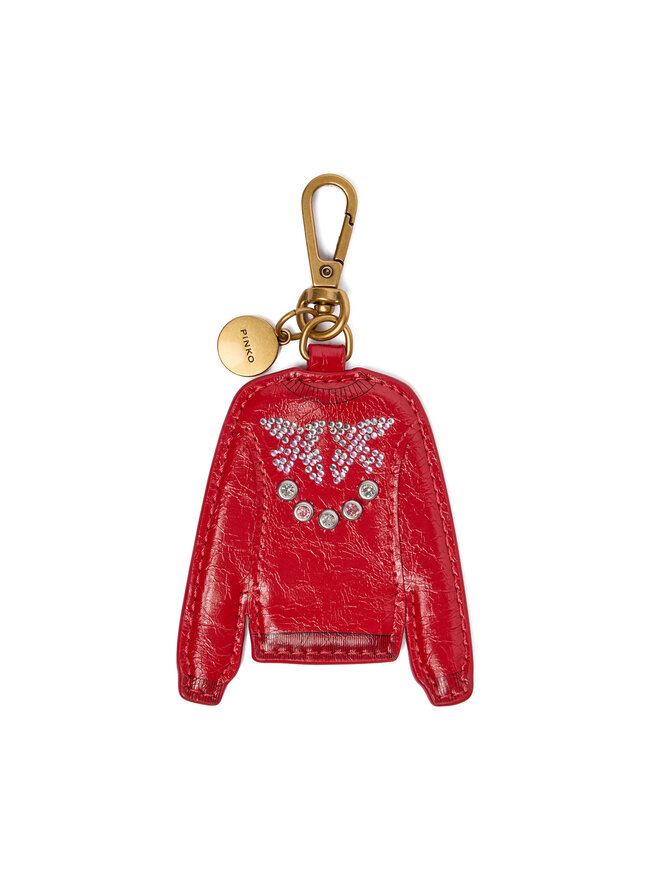 PINKO Μπρελόκ PINKO Charm Swea T-Shirt Microbibra AI 25-26 PCPL 105866 A31U Κόκκινο