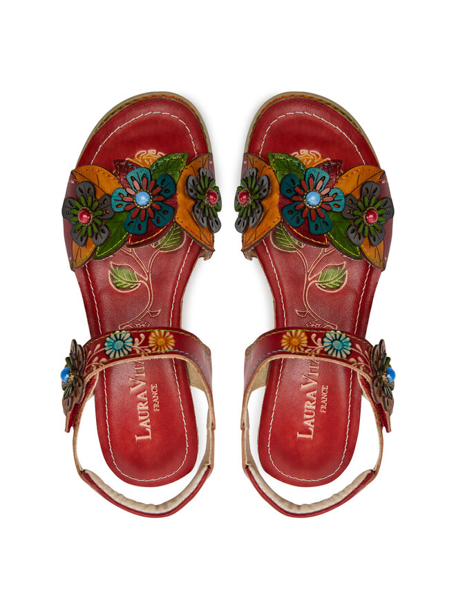 Laura Vita Босоніжки Laura Vita Bonito 5 Червоний
