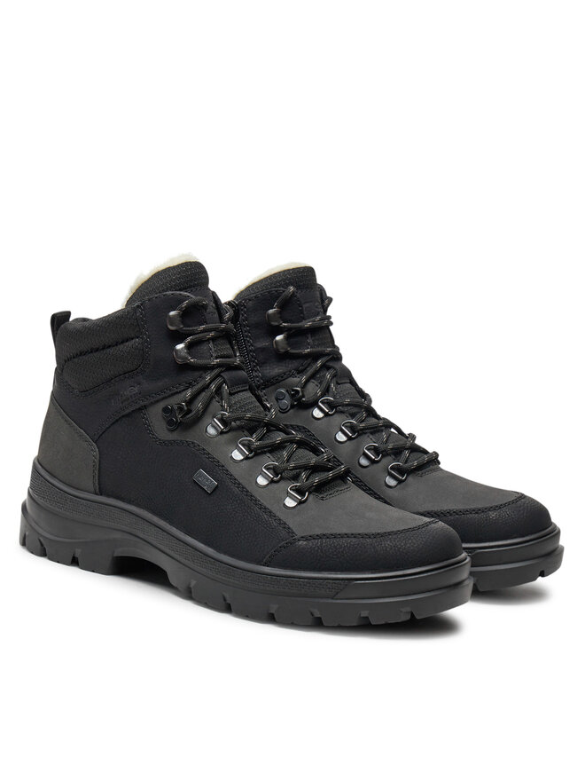 Rieker Schnürschuhe Rieker F5410-00 Schwarz