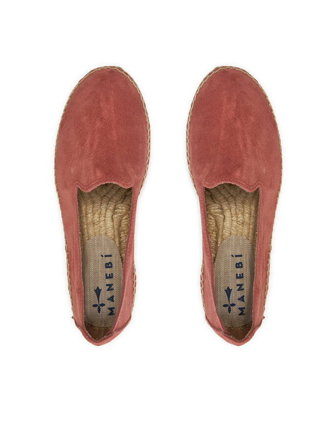 Manebi Еспадрильї Manebi Hamptons Double Sole Espadrilles R 7.0 D0 Рожевий