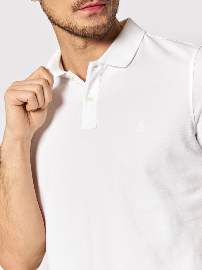 Marc O'Polo Marc O'Polo Poloshirt B21 2266 53000 Weiß Regular Fit