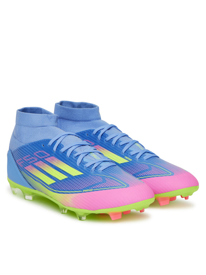 adidas Ποδοσφαιρικά Παπούτσια adidas F50 League Mid Firm/Multi-Ground JI0436 Σκούρο μπλε