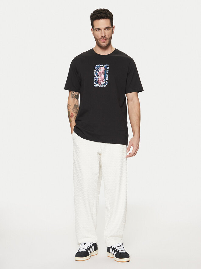 adidas adidas Marškinėliai Trefoil Series JP2670 Juoda Regular Fit