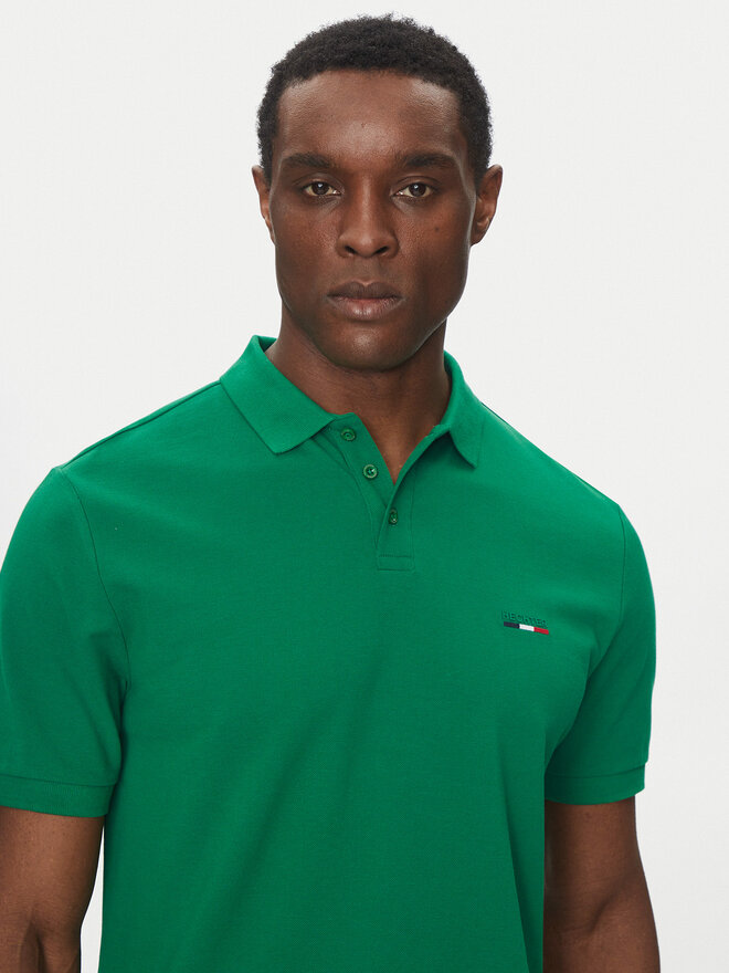 Hechter Paris Hechter Paris Pólóing Pique H-Eco 74004 151902 Zöld Regular Fit