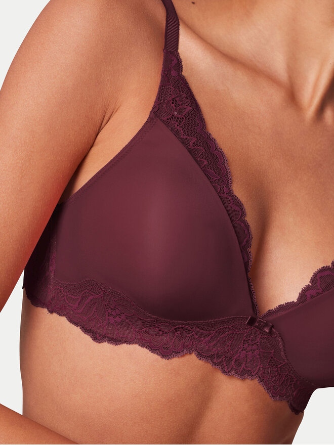 Triumph Triumph Grudnjak bez žice Amourette Charm 10214457 Tamnocrvena
