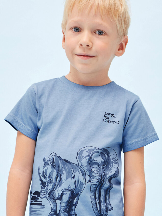 Mayoral Mayoral Camiseta 3011 Azul Regular Fit