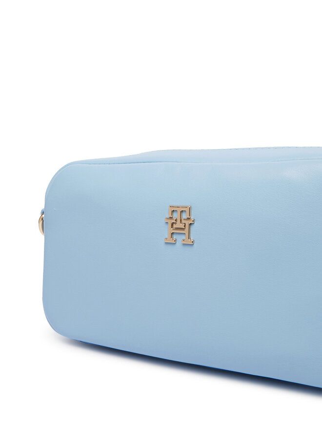 Tommy Hilfiger Handtasche Tommy Hilfiger Th Essential Camera Bag AW0AW18370 Hellblau
