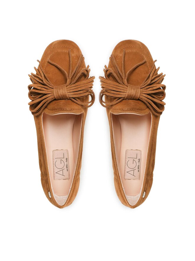 AGL Loafers AGL Elki D834053PCVELOU0630 Marrone