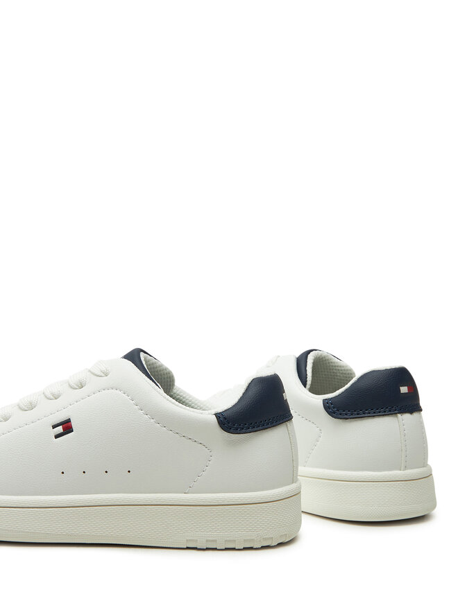 Tommy Hilfiger Tenisice Tommy Hilfiger Low Cut Lace-Up Sneaker T3X9-33848-1355 M Bijela