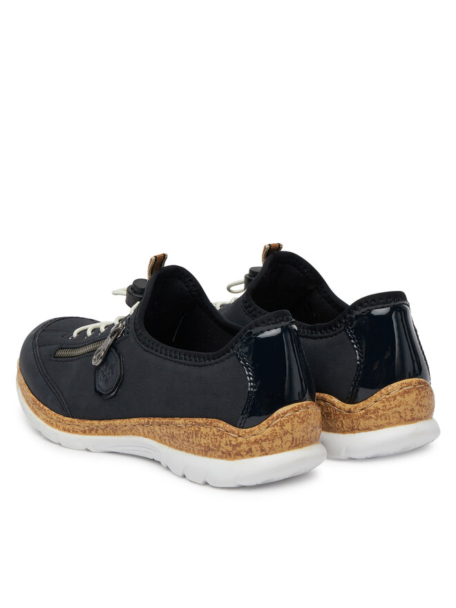 Rieker Sneakersy Rieker N4263-14 Tmavomodrá