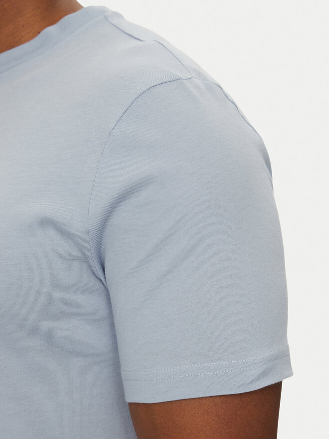 Calvin Klein Calvin Klein Camiseta Double Logo K10K114149 Celeste Regular Fit