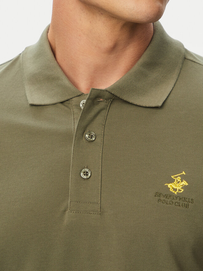 Beverly Hills Polo Club Beverly Hills Polo Club Poloshirt P-SS26M-P450124 Grün Regular Fit
