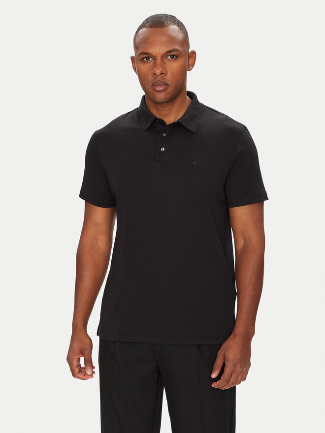 Calvin Klein Calvin Klein Poloshirt Supima LV04LB276G Schwarz Regular Fit