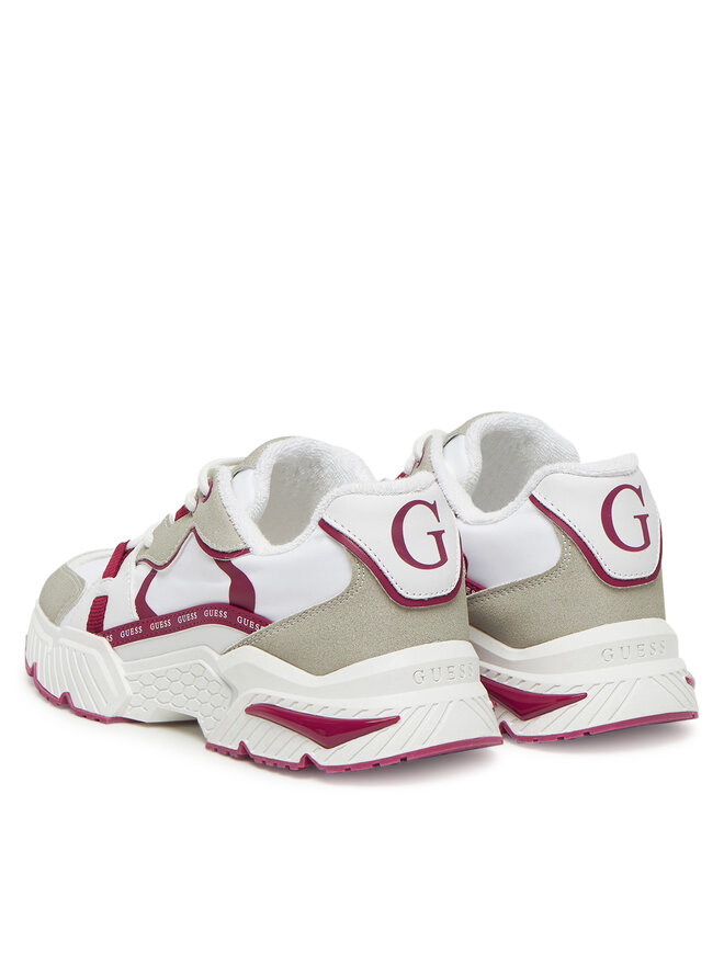 Guess Sneakersy Guess FLJCAR ELE12 Biały