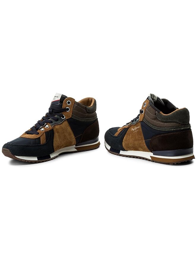 Pepe Jeans Schnürschuhe Pepe Jeans Tinker West Boot PMS30391 Dunkelblau