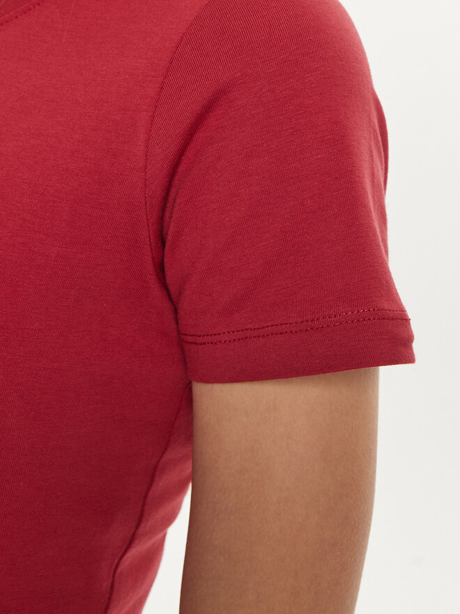 Pepe Jeans Pepe Jeans Camiseta New Virginia PL505202 Rojo Slim Fit
