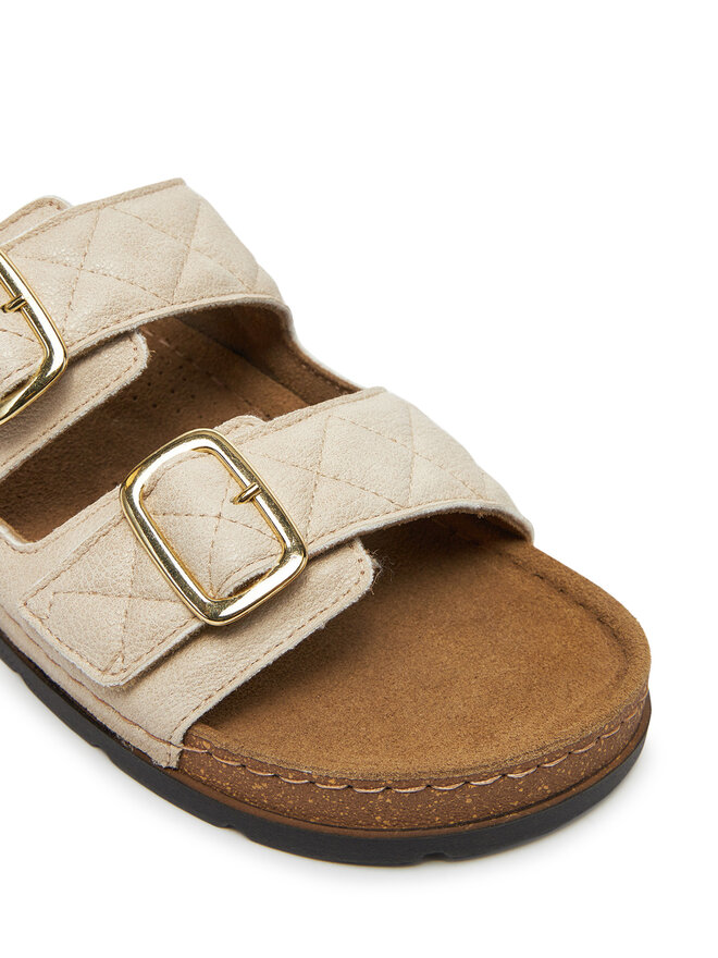 Scholl Παντόφλες Scholl Bora 2 Straps Μπεζ