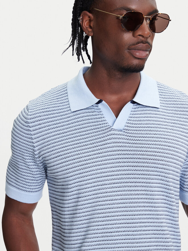 United Colors Of Benetton United Colors Of Benetton Pólóing 1094K301J Kék Regular Fit