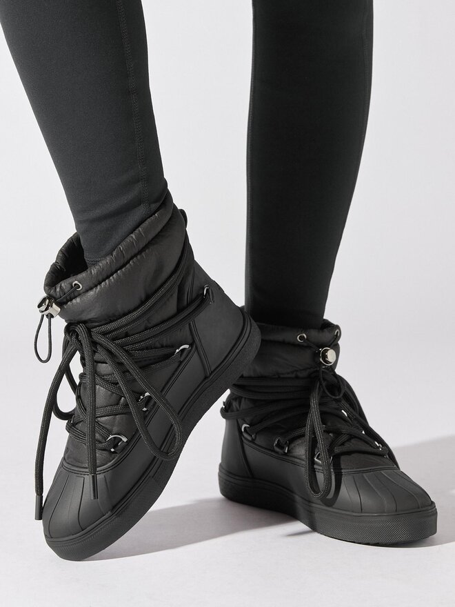 Inuikii Schneeschuhe Inuikii Technical Low 75202-105 Schwarz
