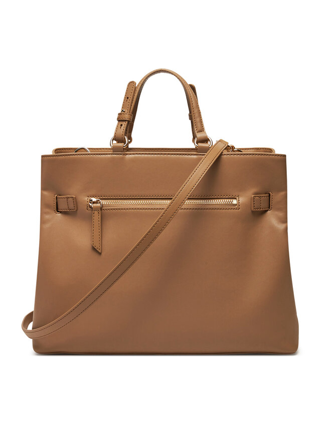 Tommy Hilfiger Bolso Tommy Hilfiger Heritage Satchel AW0AW17211 Marrón