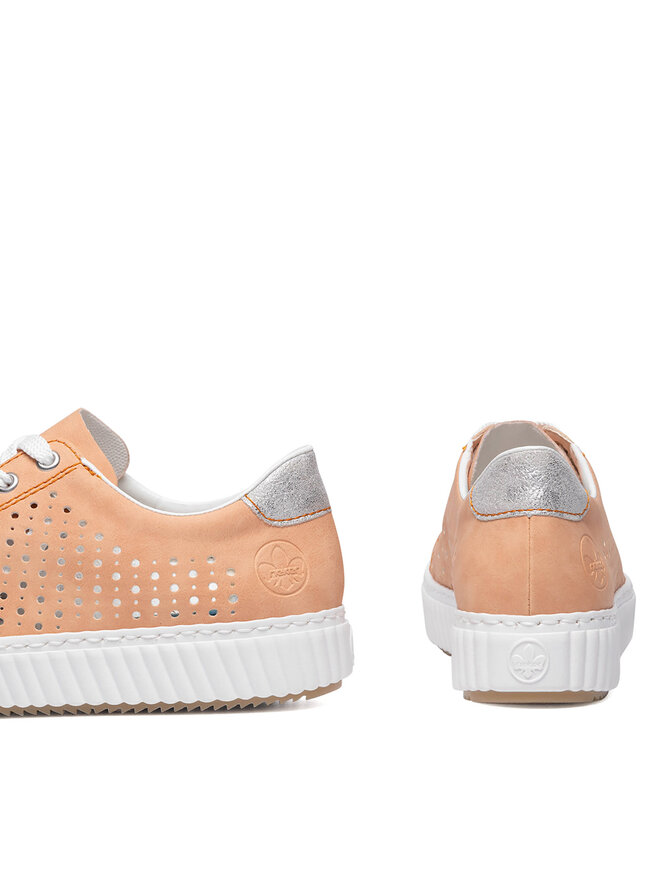 Rieker Sneakersy Rieker M3901-38 Oranžová