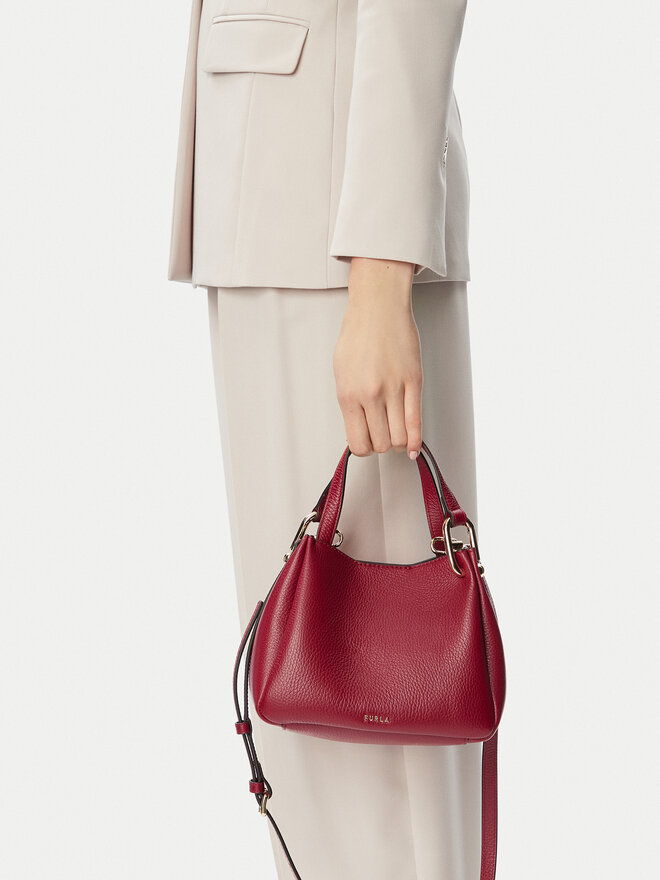 Furla Handtasche Furla Nuvola Mini WE00907 HSF000 CN CGQ00 Dunkelrot
