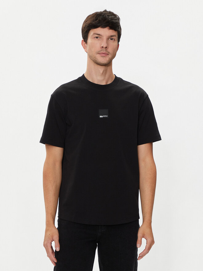 Karl Lagerfeld Jeans Karl Lagerfeld Jeans T-Shirt 245D1705 Schwarz Regular Fit