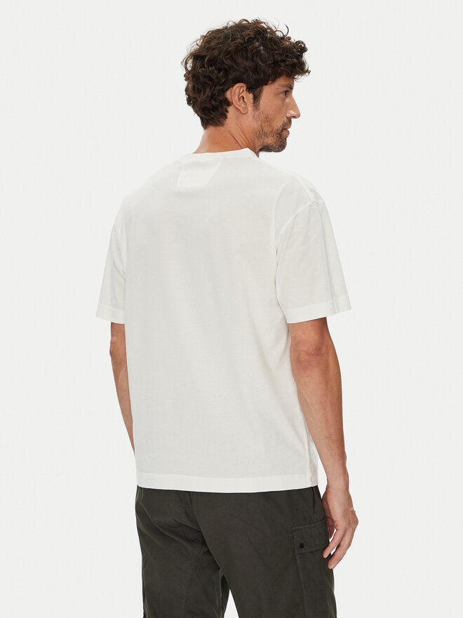 C.P. Company C.P. Company Camiseta 19CMTS092A005100W Écru Regular Fit