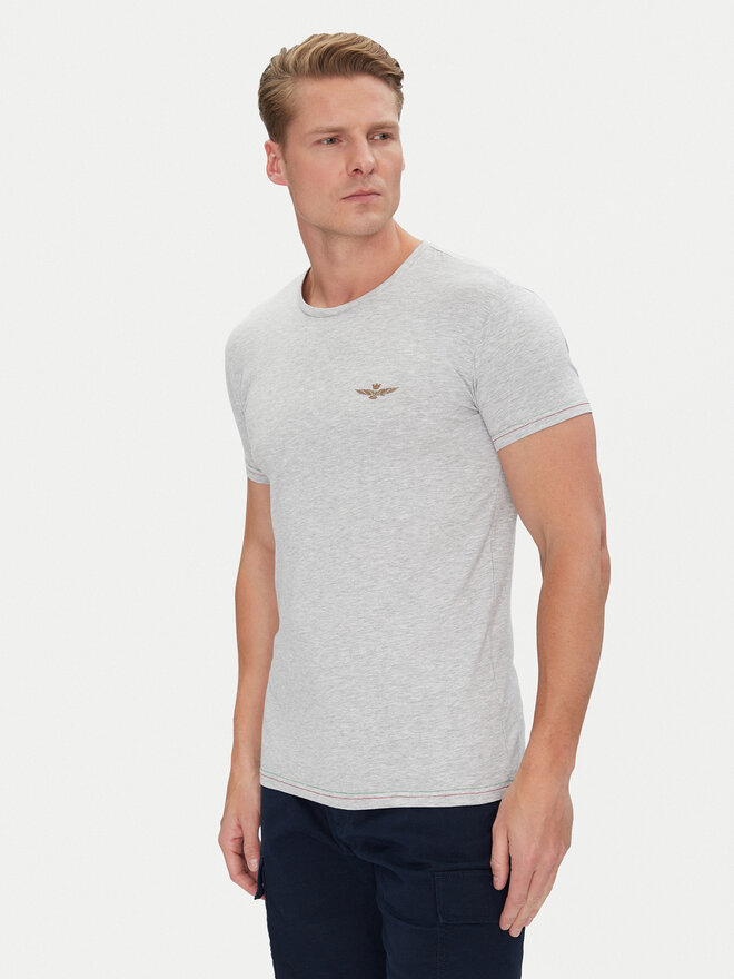 Aeronautica Militare Aeronautica Militare T-Shirt AM1UTI003 Grau Regular Fit