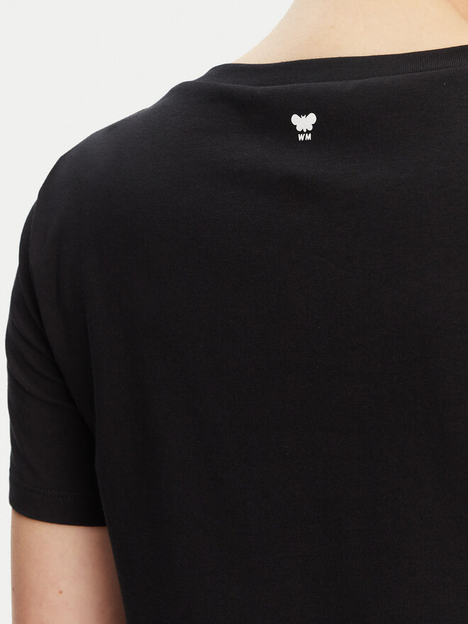 Weekend Max Mara Weekend Max Mara Camiseta Multib 2525976011 Negro Regular Fit