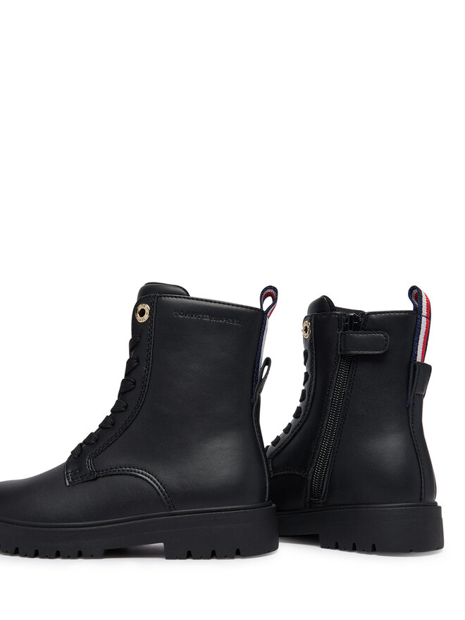 Tommy Hilfiger Schnürschuhe Tommy Hilfiger T3A5-35157-1355 M Schwarz