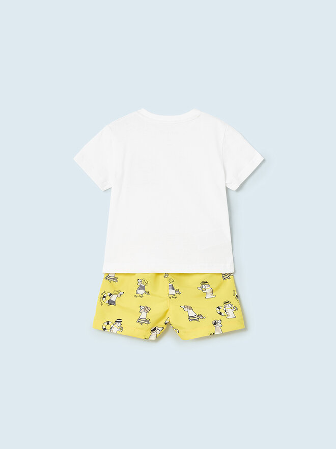 Mayoral Mayoral Camiseta 1639 Amarillo Regular Fit
