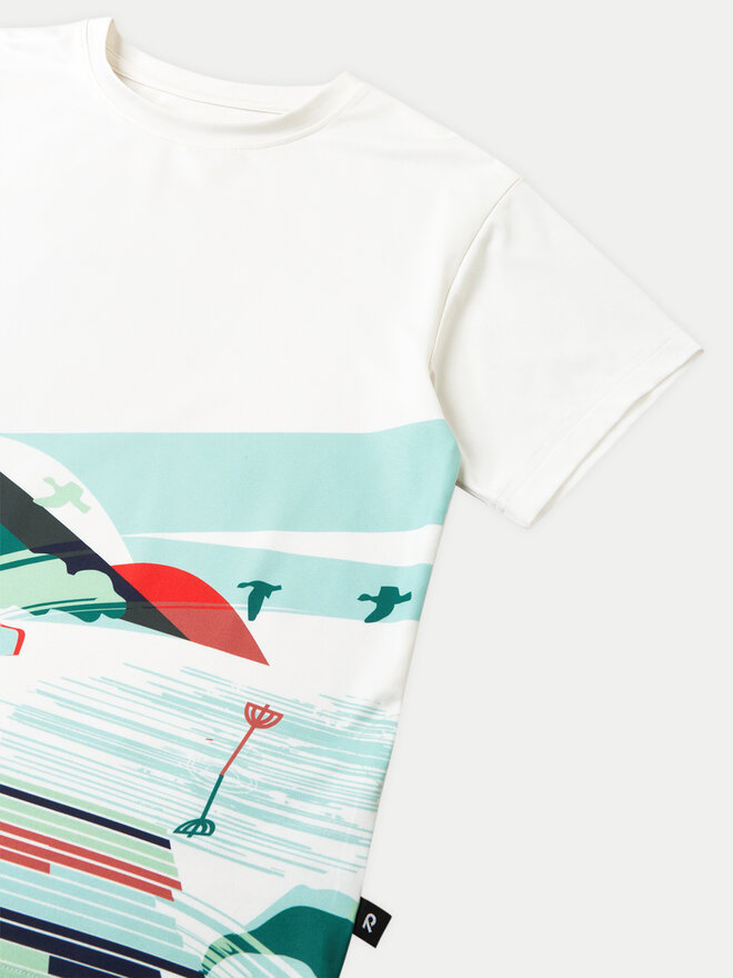 Reima Reima T-Shirt Siirtyy 5200353A Λευκό Regular Fit