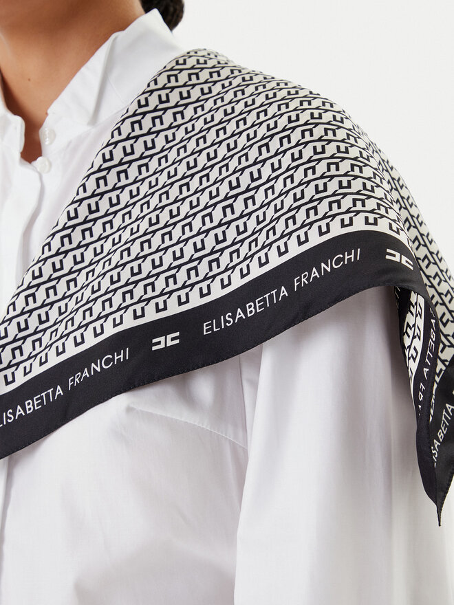 Elisabetta Franchi Šátek Elisabetta Franchi FO-15F-56E2-V80 Černá
