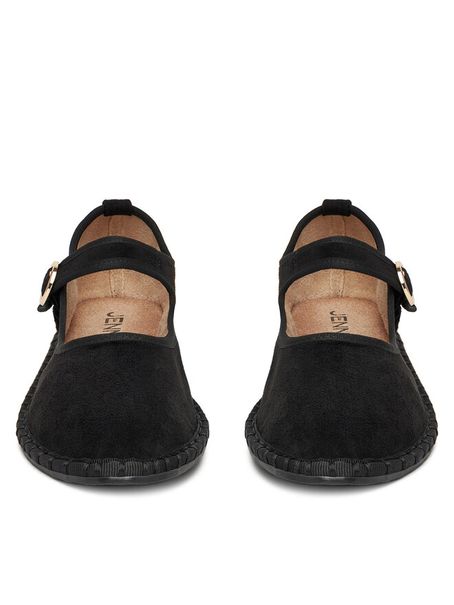 JENNY Μπαλαρίνες JENNY HY60163-11 Μαύρο