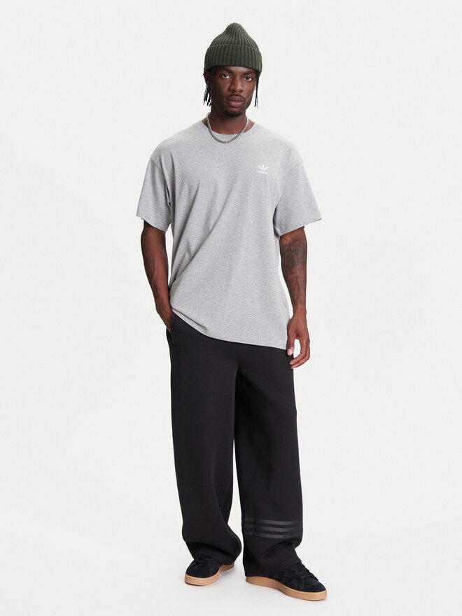 adidas adidas T-Shirt Trefoil Essentials JY6270 Grau Oversize