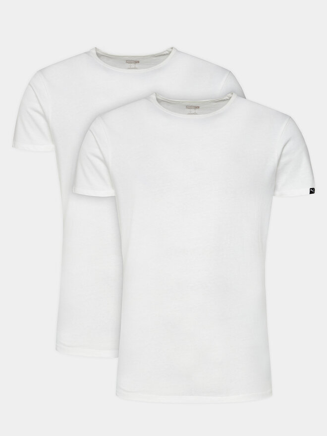 Puma Puma Set 2 majice Basic 935016 Bijela Regular Fit